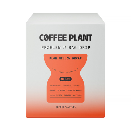COFFEE PLANT - kawa bezkofeinowa w saszetkach Flow Mellow Drip Bag - 10 saszetek 11 g