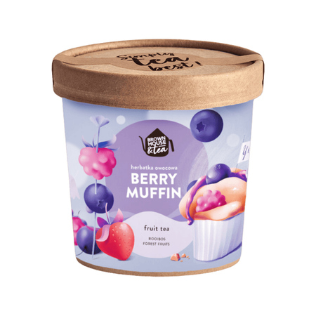 Brown House & Tea - herbata rooibos sypana Berry Muffin 50 g