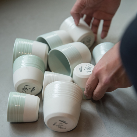 Loveramics Dale Harris - Kubek 80ml - Espresso Cup - Celadon Green - obrazek 2