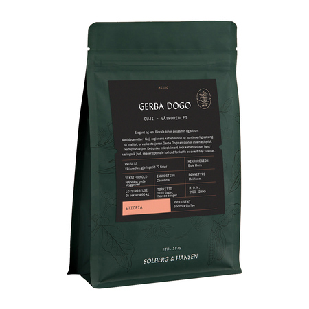 Solberg & Hansen - kawa ziarnista Etiopia Guji Gerba Dogo Washed Filter 250 g