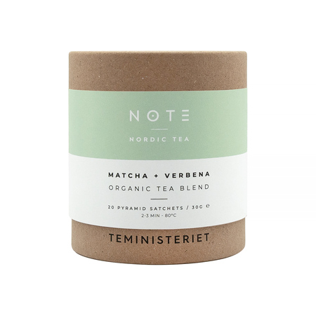 Teministeriet - herbata zielona NOTE Matcha Verbena EKO 20 saszetek