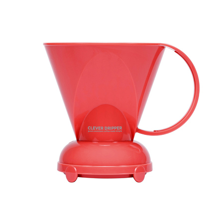 Clever Dripper - Zaparzacz L 500ml koralowy + 100 filtrów