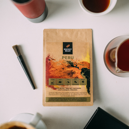 Rocket Bean - kawa ziarnista Peru Hermanos Guerreros Natural Filter 200 g - obrazek 2