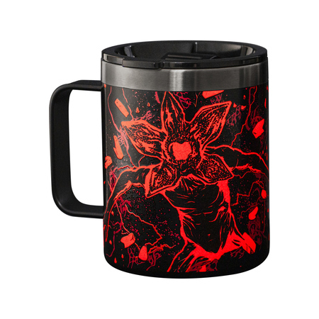 Bialetti - Kubek termiczny z uchwytem Stranger Things 420ml - świecący w ciemności - obrazek 3