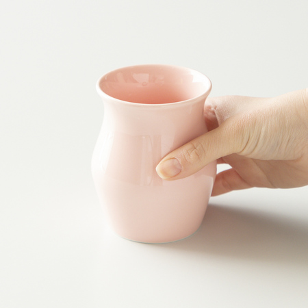 ORIGAMI - Filiżanka ceramiczna Sensory Flavor Cup 360ml Różowy - obrazek 3