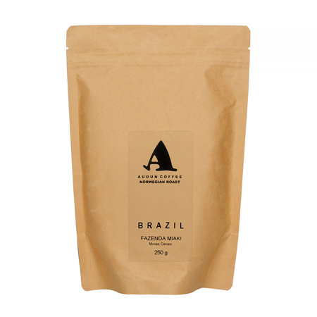 Audun Coffee - kawa ziarnista Brazylia Fazenda Rainha Miaki Filter 250 g