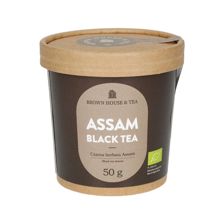 Brown House & Tea - herbata czarna sypana Assam Black Tea EKO 50 g