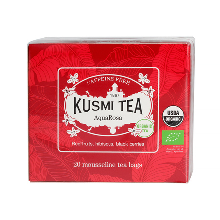 Kusmi Tea - herbata ziołowa AquaRosa EKO 20 saszetek