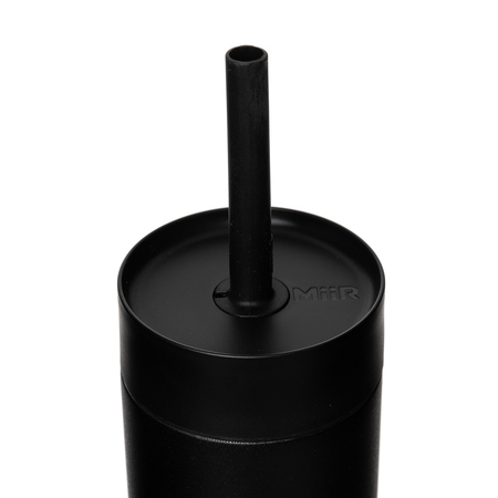 MiiR - Sipper Straw Bottle Czarna - Butelka termiczna ze słomką 470ml - obrazek 3
