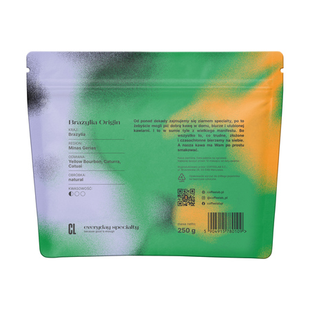 COFFEELAB - kawa ziarnista Brazylia Santos Espresso 250 g - obrazek 2