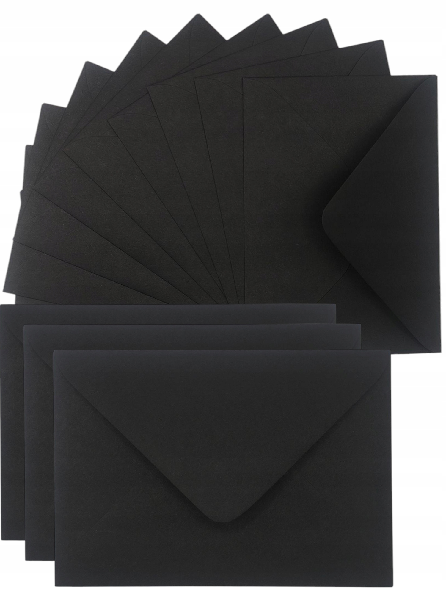 Koperty Czarne C6- ART KING zestaw 10 Sztuk papier listowy 100g