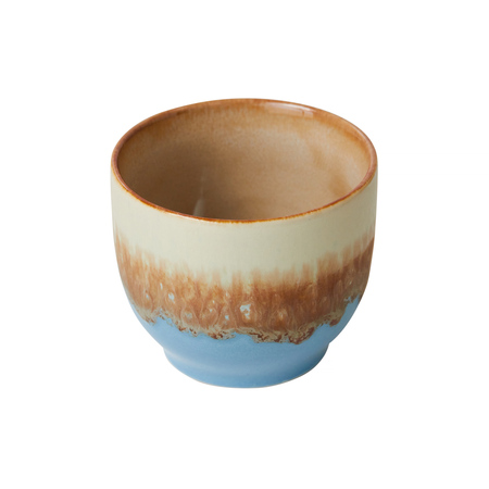 HKliving - Kubek ceramiczny Cafe 70s Shores 250ml - obrazek 2