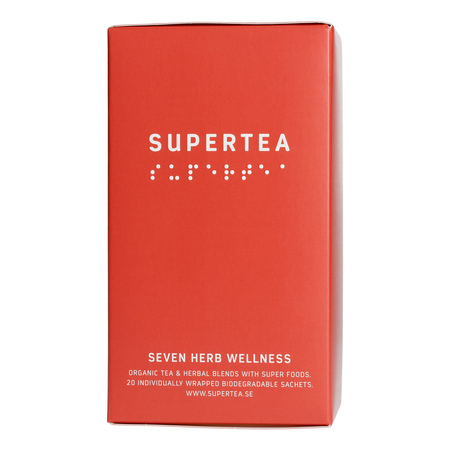 Teministeriet - herbata ziołowa Supertea Seven Herb Wellness EKO 20 saszetek