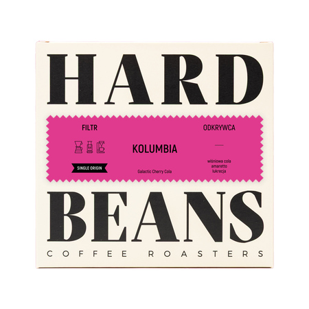 Hard Beans - kawa ziarnista Kolumbia Galactic Cherry Cola Filter 200 g