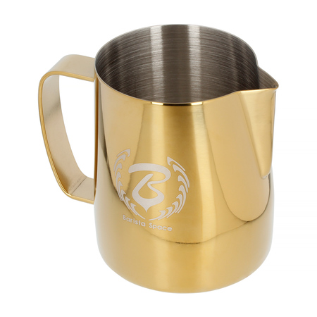 Barista Space - Dzbanek do mleka złoty 350 ml - obrazek 3