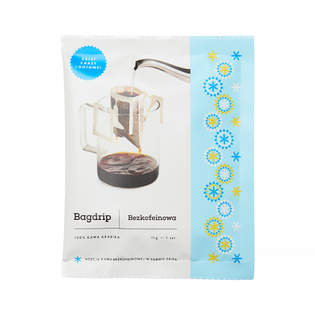 Bagdrip - kawa bezkofeinowa w saszetkach - 1 saszetka 11 g