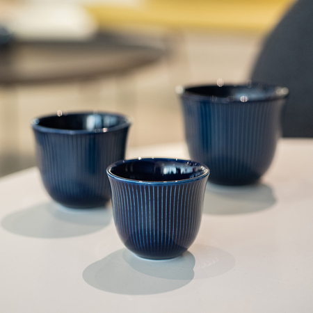 Loveramics Brewers - Kubek 80ml - Embossed Tasting Cup - Cobalt - obrazek 3