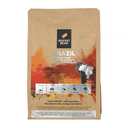 Rocket Bean - kawa ziarnista Brazylia Capim Branco Natural Filter 200 g