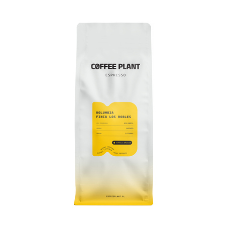 COFFEE PLANT - kawa ziarnista Kolumbia Finca Los Robles Espresso 1 kg