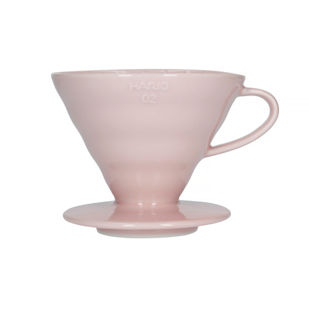 Hario ceramiczny Drip V60-02 Różowy |VDC-02-PPR-UEX|