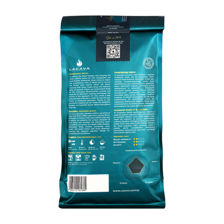LaCava - kawa ziarnista bezkofeinowa BLEND Decaf Paradox Espresso 1 kg - obrazek 3