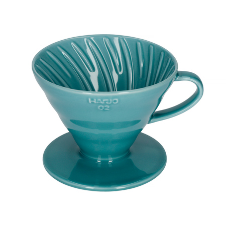 Hario ceramiczny Drip V60-02 Turkusowy |VDC-02-TQ-UEX| - obrazek 2