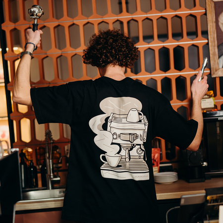 La Marzocco x Pan tu nie stał - Koszulka uniseks rozmiar L - obrazek 2