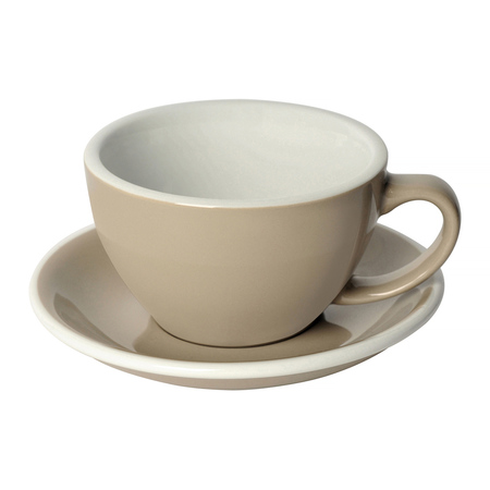 Loveramics Egg - Filiżanka i spodek Cafe Latte 300 ml - Taupe
