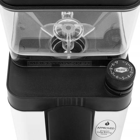 Moccamaster KM5 Burr Electric Coffee Grinder Matt White - Młynek elektryczny - obrazek 4