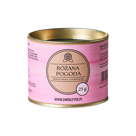 Dworzysk - herbata biała sypana Różana Pogoda 25 g