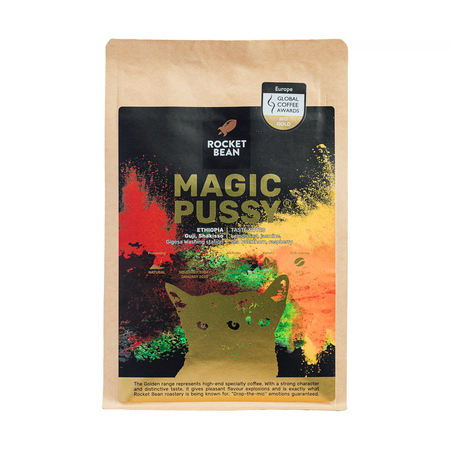 Rocket Bean - kawa ziarnista Magic Pussy Etiopia Guji Shakisso Natural Espresso 200 g