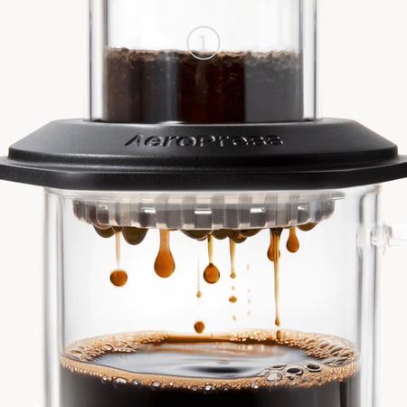 AeroPress Premium - Zaparzacz do kawy szklany czarny - obrazek 8