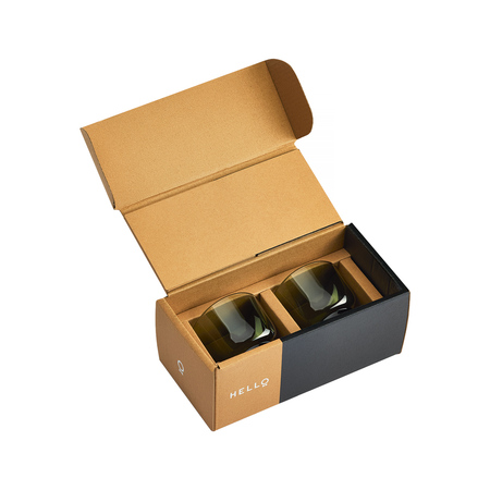 Fellow - zestaw dwóch szklanek Pirch Espresso 100 ml - Zielony - obrazek 2