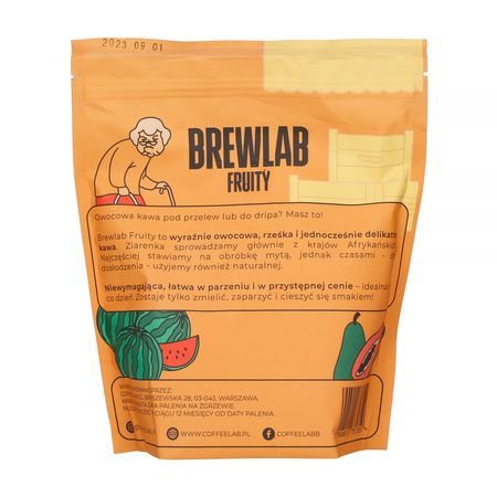 COFFEELAB - kawa ziarnista Brewlab Fruity Filter 500 g - obrazek 5