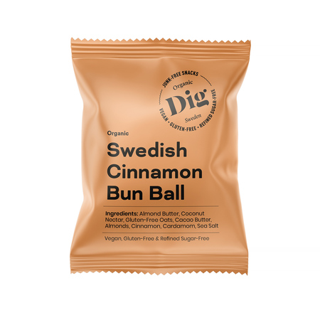 DIG - Przekąska Swedish Cinnamon Bun Ball EKO 25 g