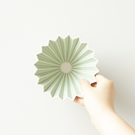 ORIGAMI - Dripper M Matowy zielony - obrazek 2