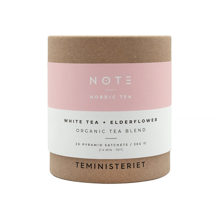 Teministeriet - herbata biała NOTE White Tea Elderflower EKO 20 saszetek
