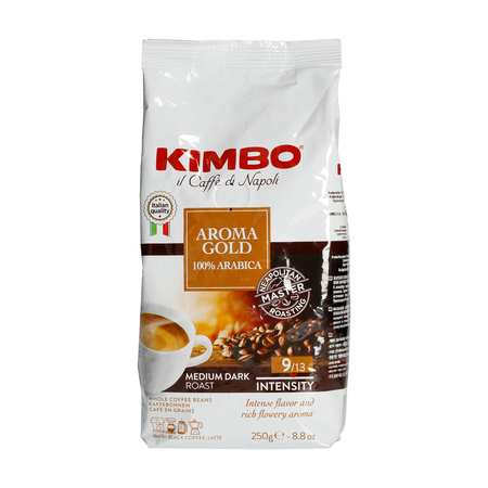 Kimbo - kawa ziarnista Aroma Gold 250 g