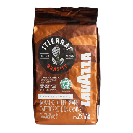 Lavazza - kawa ziarnista Tierra Brasile 100% Arabica 1 kg
