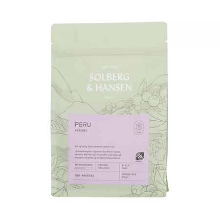 Solberg & Hansen - kawa ziarnista Peru Sanchez Washed Filter 250 g