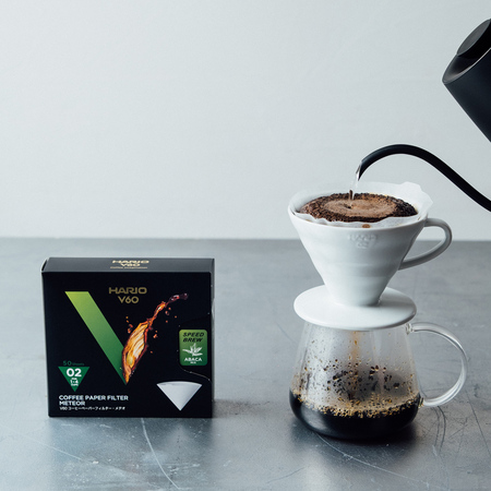 Hario - Filtry papierowe Meteor - V60-02 - 50 sztuk - obrazek 7