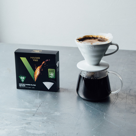 Hario - Filtry papierowe Meteor - V60-02 - 50 sztuk - obrazek 6