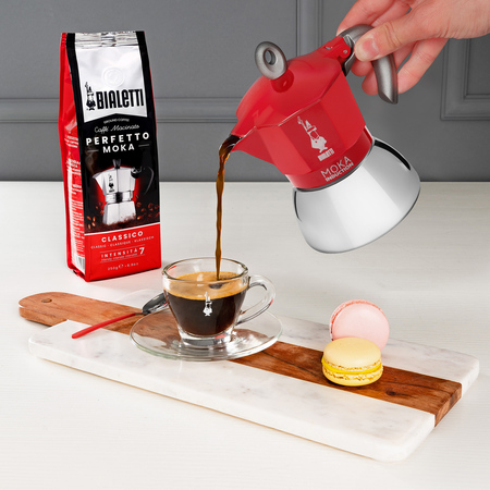 Bialetti New Moka Induction 6tz Czerwona - obrazek 2