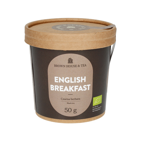 Brown House & Tea - herbata czarna sypana English Breakfast EKO 50 g