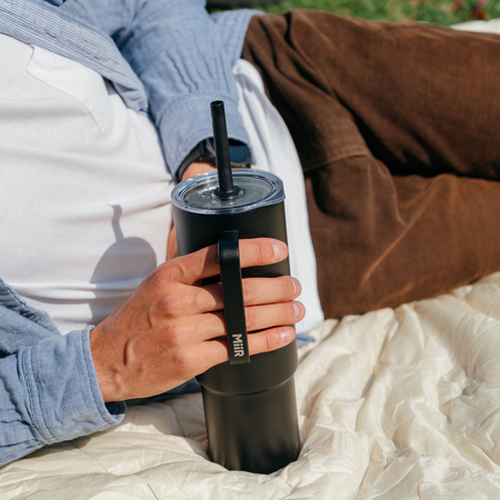 Miir All Day Straw cup - kubek termiczny ze słomką czarny 32oz/ 0,95l - obrazek 6