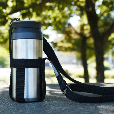 KINTO - Uchwyt na kubek TRAVEL 350ml / PLAY 300ml - Czarny 70mm - obrazek 5