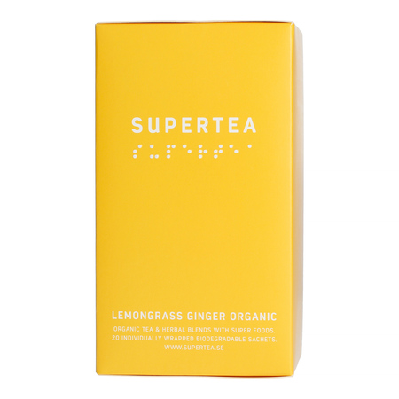 Teministeriet - herbata ziołowa Supertea Lemongrass Ginger EKO 20 saszetek