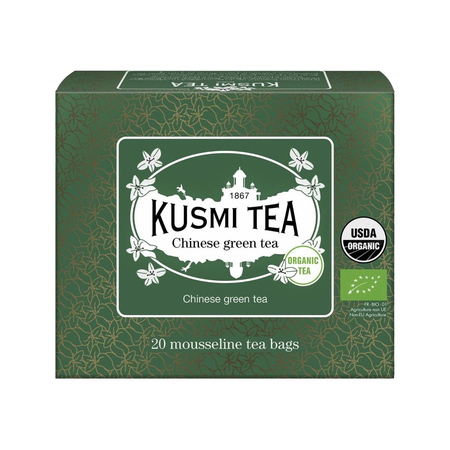 Kusmi Tea - herbata zielona Chinese Green Tea EKO 20 saszetek