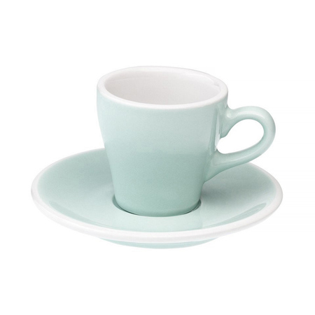 Loveramics Tulip - Filiżanka i spodek Espresso 80 ml - River Blue