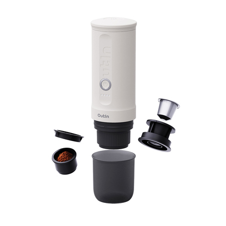 Outin - Nano Espresso Maker - Przenośny ekspres Pearl White - obrazek 7